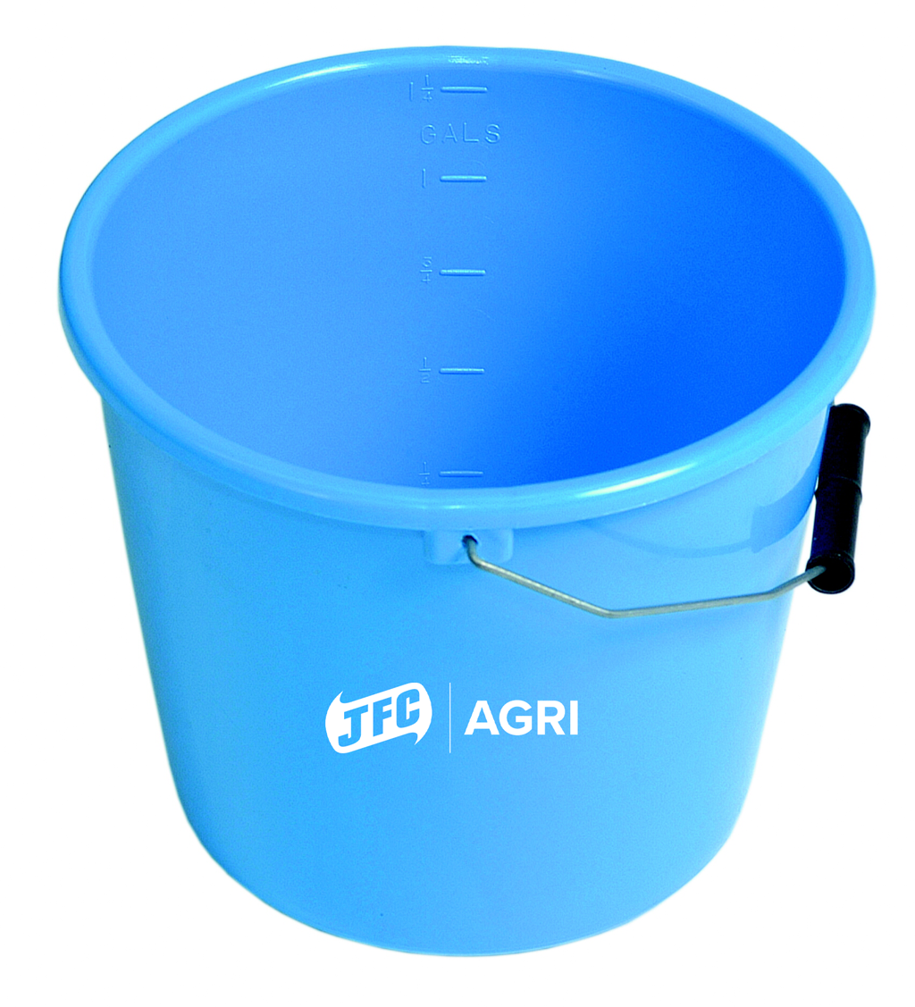 JFC SB2 Blue Calf Feed Bucket - Unbored - 5 Litre