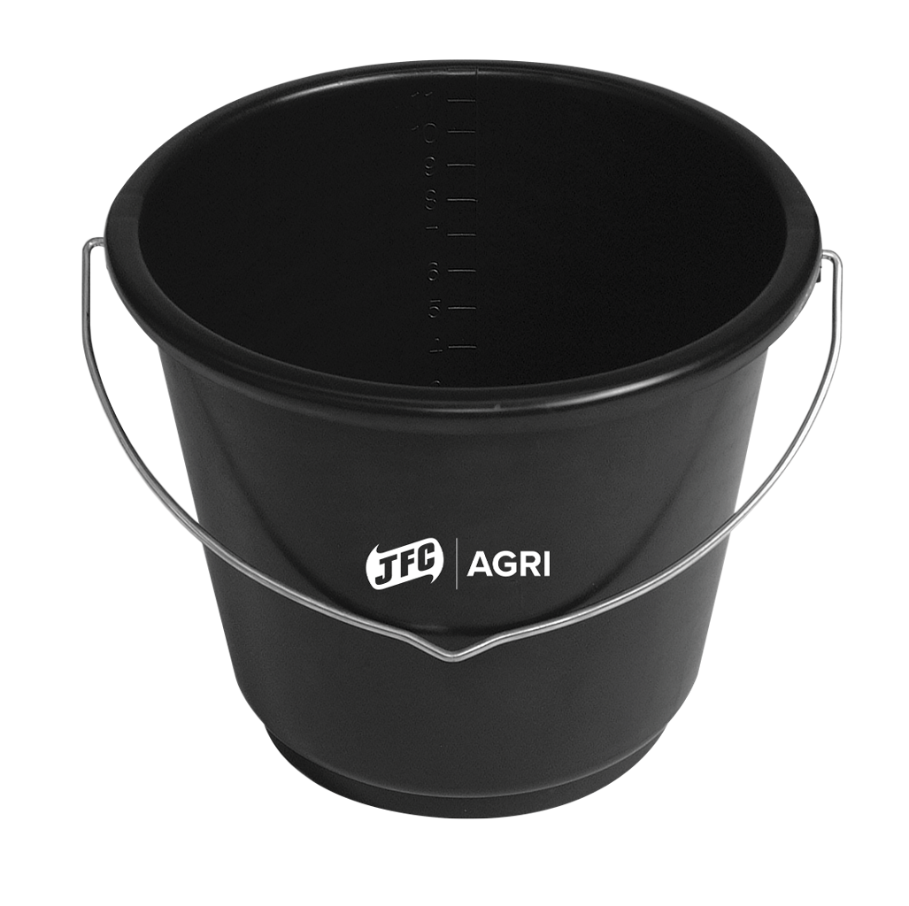 JFC SB4 Black Calf Feed Bucket - Unbored -  12 Litre