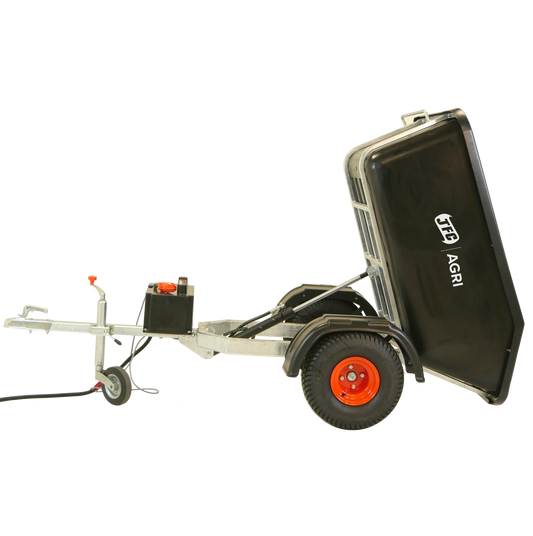 JFC ATV500T-3 ATV Hydraulic Tipping Assist Trailer  - 500 Litre