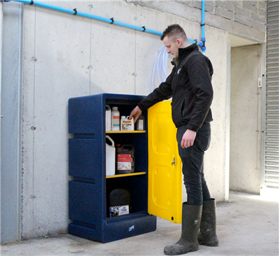 JFC SC-02  Large Free-Standing Chemical Storage Cabinet - 380L