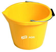 JFC SC3 Yellow Scooper Feed Bucket - 13.5 Litre