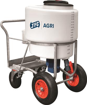 JFC MK170M3 Manual Milk Kart & Motorised Mixer - 170Litre